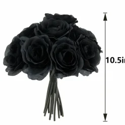 12" Black Rose Bouquet by Ashland®