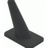 3 Black Rubber Ring Finger Jewelry Holder Showcase Display Stands