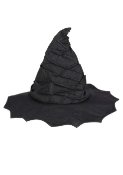 Black Scrunchie Witch Costume Hat