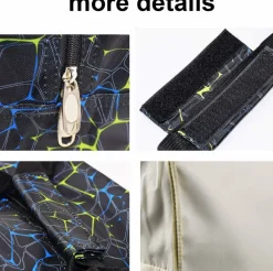 Black Sewing Machine Carrying Case, Universal Canvas Tote Bag with Pockets, Portable Padded Storage & Dust Cover Compatible with Singer, Brother & Most Standard Sewing Machines