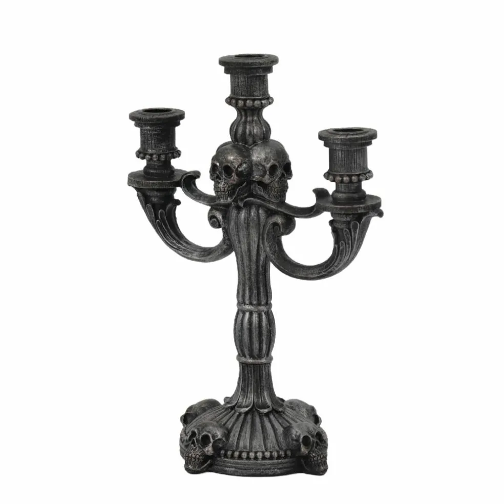 Black Skull Candelabra by Ashland®