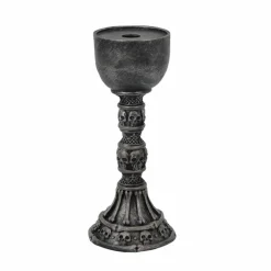 Black Skull Candle Holder by Ashland®