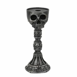 Black Skull Candle Holder by Ashland®