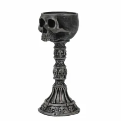 Black Skull Candle Holder by Ashland®