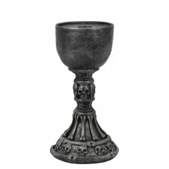Black Skull Candle Holder by Ashland®