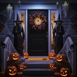 Black Skull Doormat