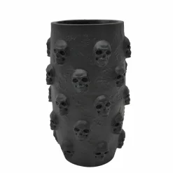 7.5" Black Skulls Vase by Ashland®