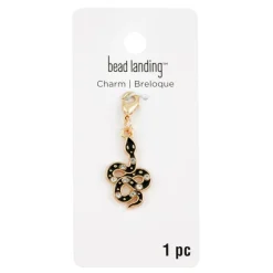 Black Snake Charm by Bead Landing™