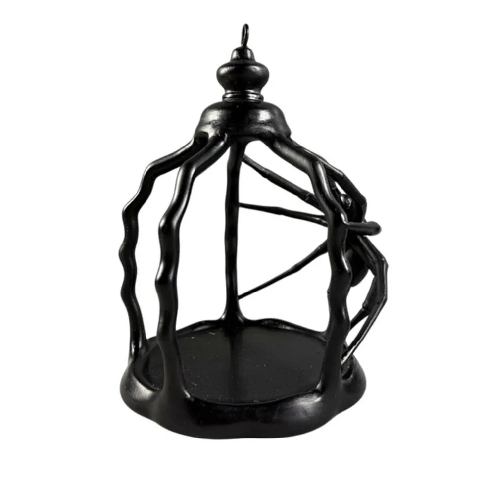 8.5" Black Spider Cage Planter by Ashland®