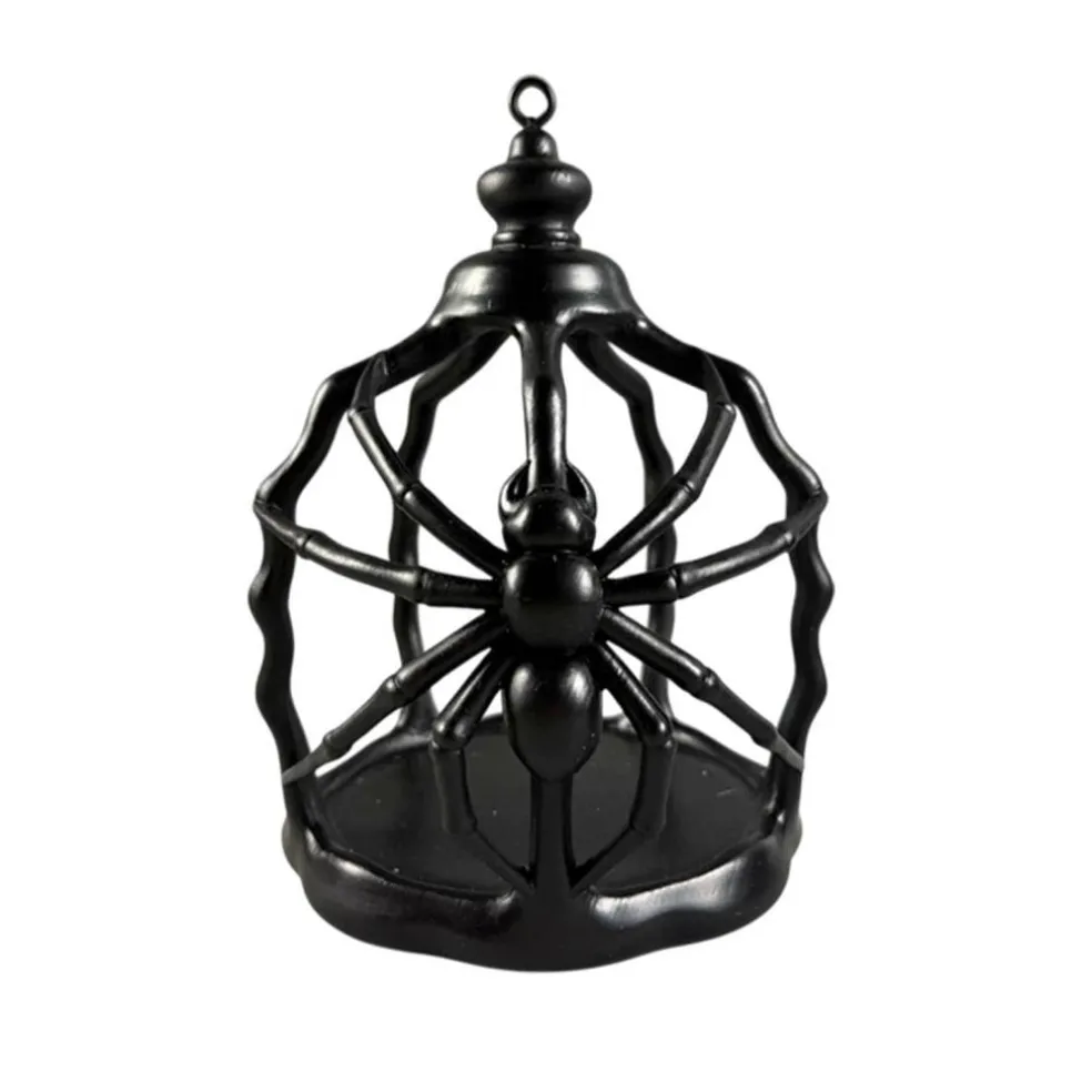 8.5" Black Spider Cage Planter by Ashland®