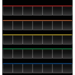 Black Storage Pocket Chart