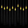 Black Taper LED Hanging Candles, 10ct. by Ashland®