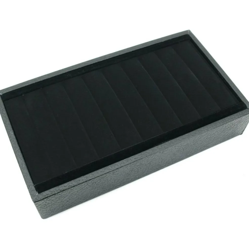 Black Velvet Bangle Bracelet Display Tray Jewelry Case