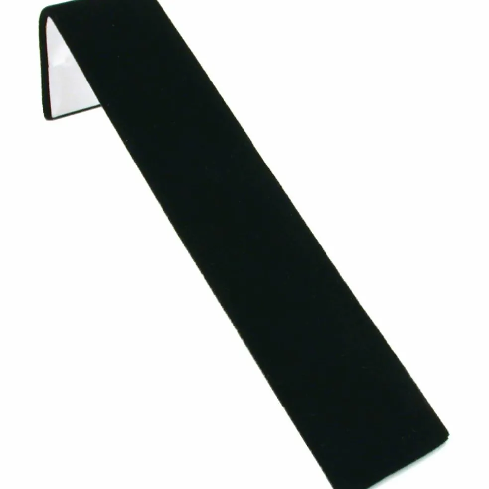 Black Velvet Bracelet Display Ramp Jewelry Showcase 8"
