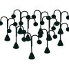 10 Black Velvet Earring Tree Hoop Stud Showcase Displays 4.75"