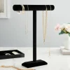 18" Black Velvet Single Bar Jewelry Stand by Bead Landing™