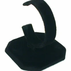 2 Black Velvet Watch Jewelry Bracelet Display Stands