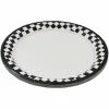 9" Black & White Checker Dinner Plates, 10ct. by Celebrate It™
