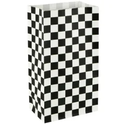Black & White Checker Favor Bags, 12ct. by Celebrate It™