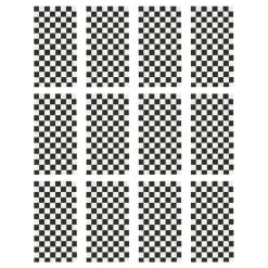 Black & White Checker Favor Bags, 12ct. by Celebrate It™