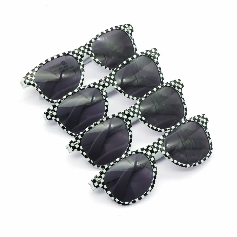 Black & White Checker Sunglasses, 4ct. by Celebrate It™