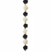 Black & White Flower Beads, 10mm by Bead Landing™