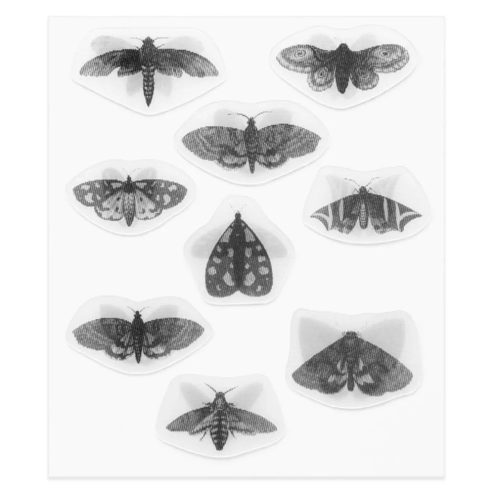 Black & White Moth Lenticular Stickers by Recollections™