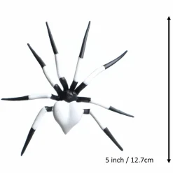 5" Black & White Plastic Spider Accent by Ashland®