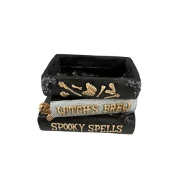 8" Black & White Stacked Spell Books Pot by Ashland®