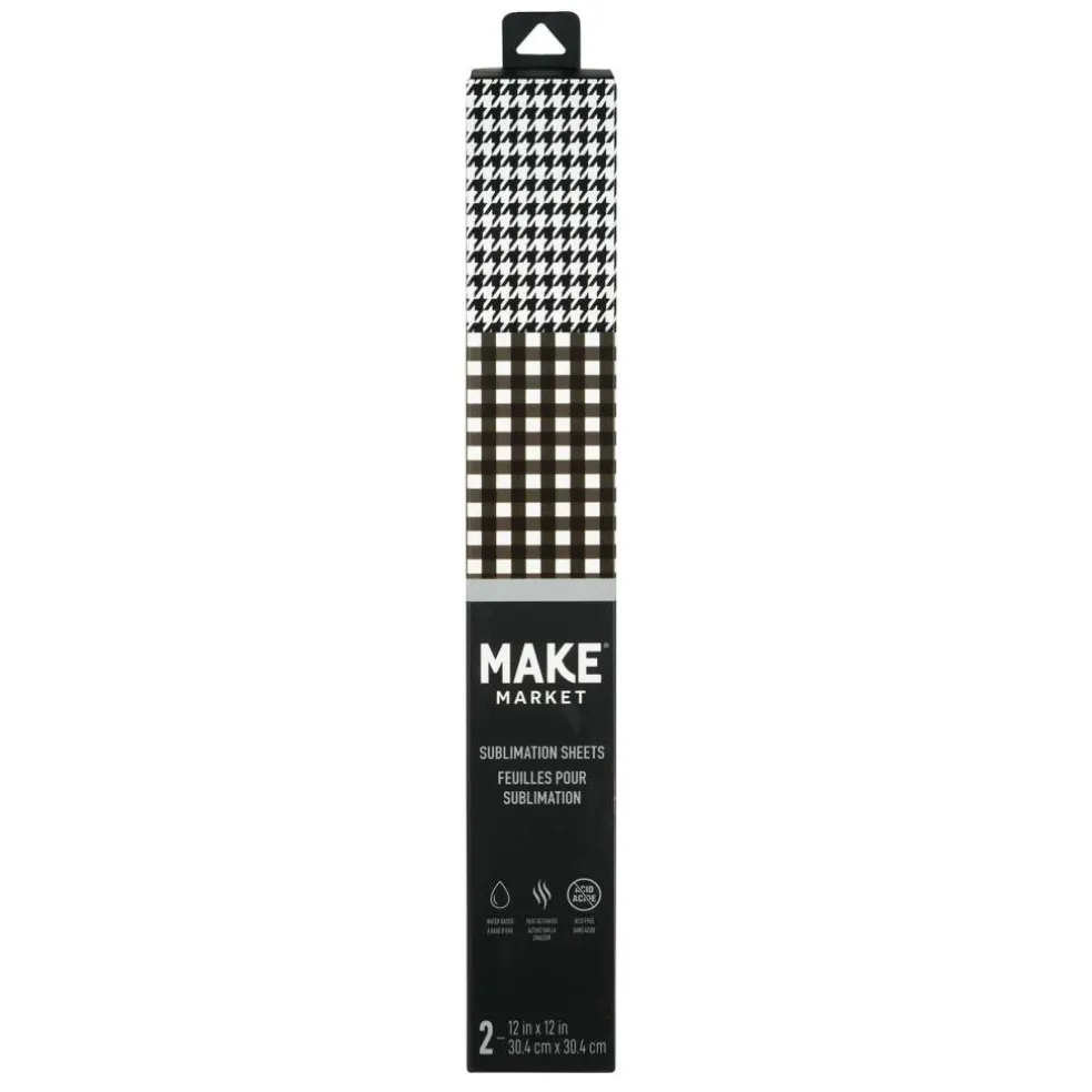 Black & White Sublimation Sheets by Make Market®