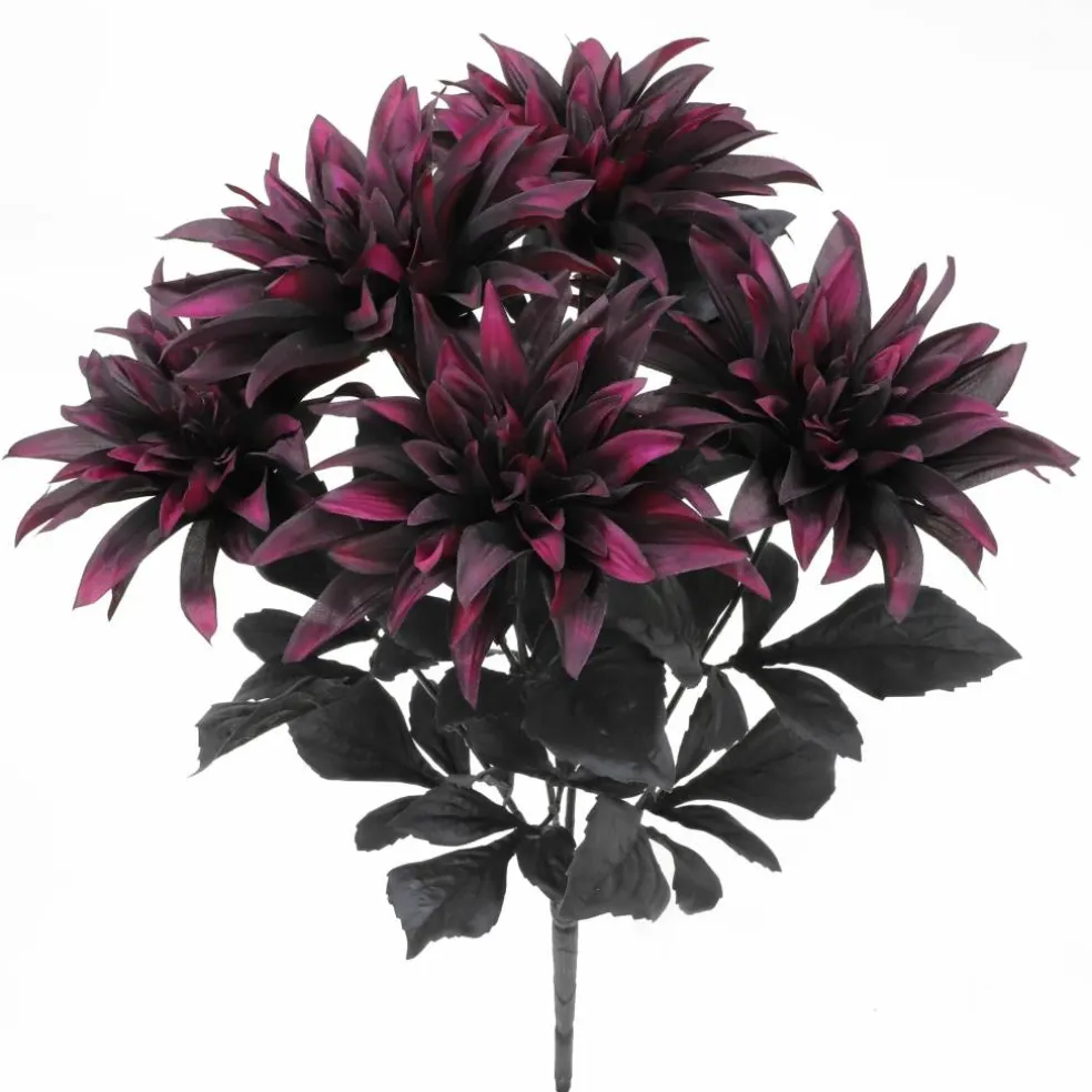 19" Black & Wine Dahlia Bush by Ashland®