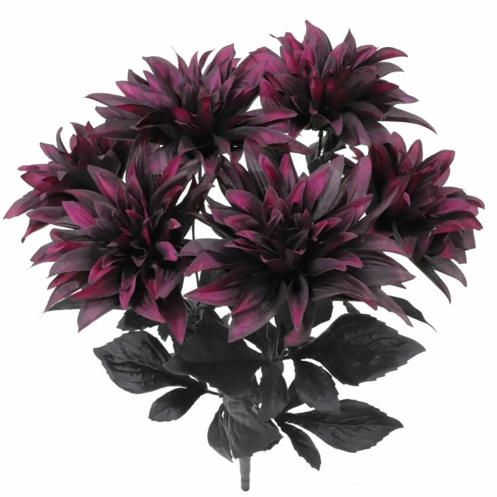 19" Black & Wine Dahlia Bush by Ashland®