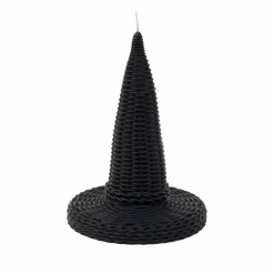 6" Black Witch Hat Unscented Candle by Ashland®