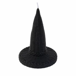 6" Black Witch Hat Unscented Candle by Ashland®