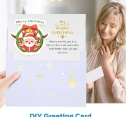 Blank White Cards and Envelopes 100 Pack, Ohuhu 5 x 7 Heavyweight Folded Cardstock and A7 Envelopes for DIY Christmas Greeting Cards, Wedding, Birthday, Invitations, Thank You Cards & All Occasion