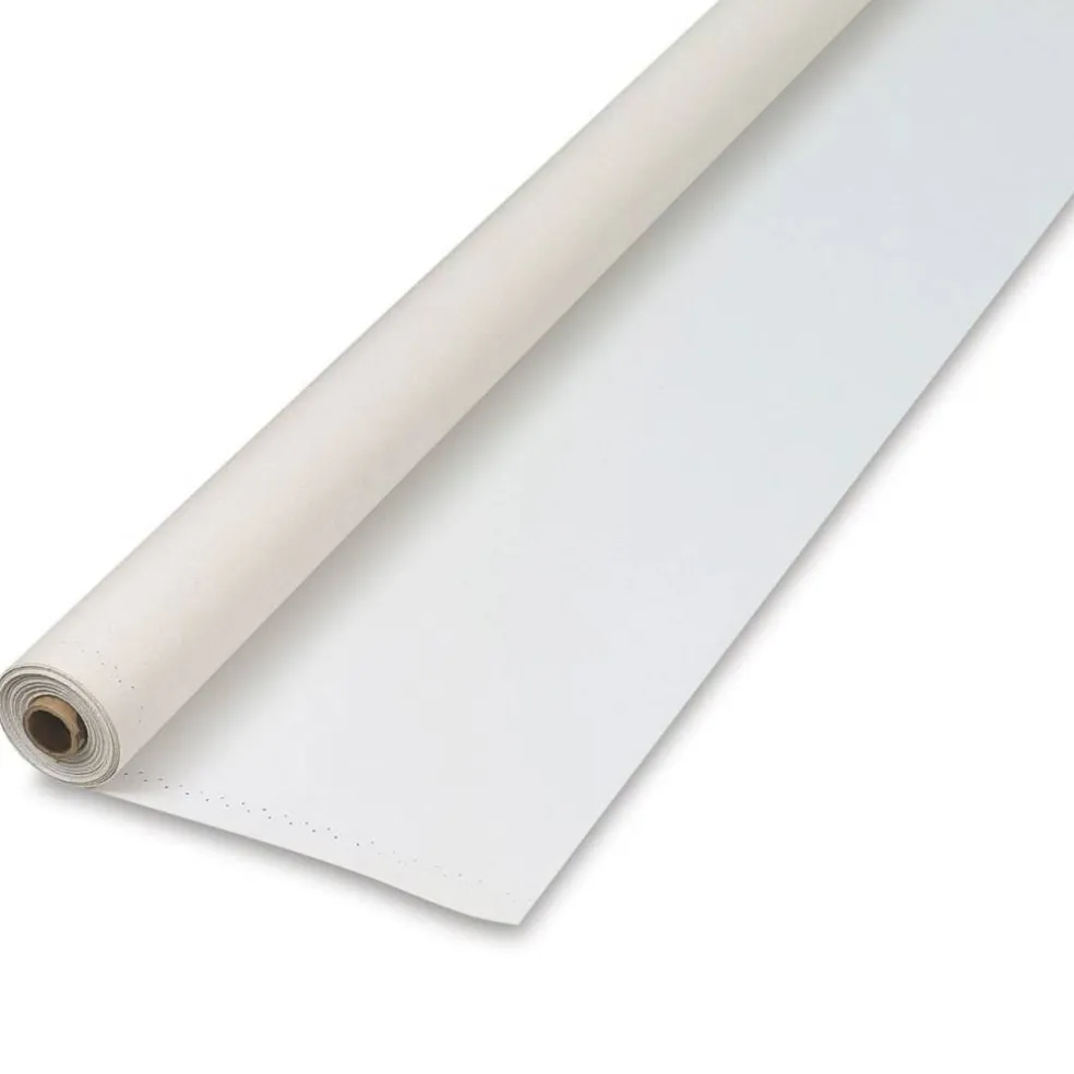 Blick Acrylic Primed Cotton Canvas - Medium, 64-1/2" x 6 yards, Acrylic Primed, by the Roll