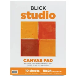 Blick Canvas Pad - 18" x 24", 10 Sheets