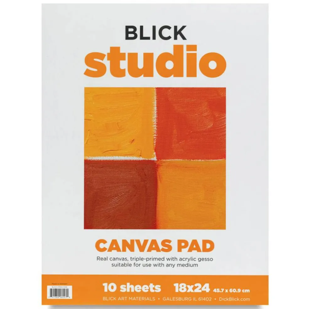 Blick Canvas Pad - 18" x 24", 10 Sheets