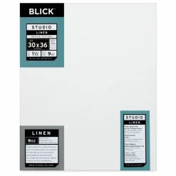 Blick Studio Linen Stretched Canvas - 30" x 36", Gallery 1-1/2" Profile