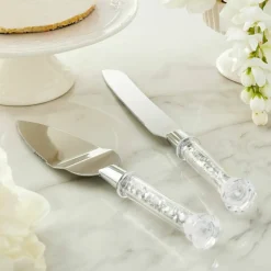 Bling Wedding Cake Knife Set by Celebrate It™