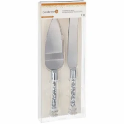 Bling Wedding Cake Knife Set by Celebrate It™