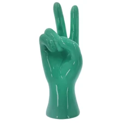 7.5" Blue Ceramic Peace Sign by Ashland®