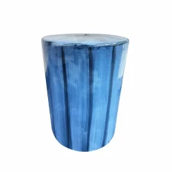 17.5" Blue Ceramic Stool by Ashland®