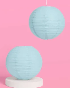 Blue Coastal Paper Lanterns - 6 pcs.