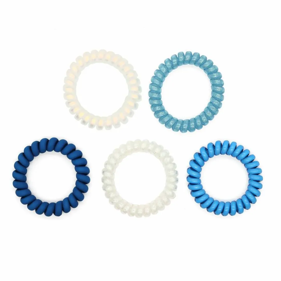 Blue Coil Bracelet Set by Creatology™