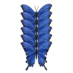 3.5" Blue Feather Butterflies, 6ct. by Ashland®