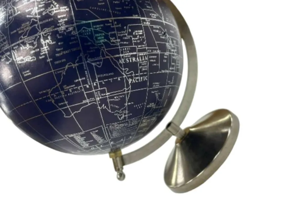 10.75" Blue Globe Tabletop Décor by Ashland®