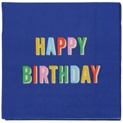 Blue Happy Birthday Lunch Napkins, 20ct. by Celebrate Itâ„¢