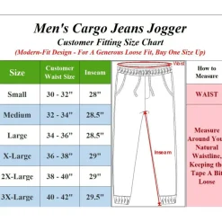 Blue Ice Men's Stretch Cargo Carpenter Jean Jogger-2 Pack