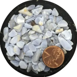 Blue Lace Agate Tiny Crystal Chips – Size L1